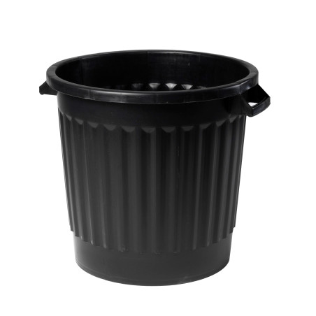 Corps de poubelle 80L Noir L 61 x Ø 54,5 x H 49,5 cm - Origine France