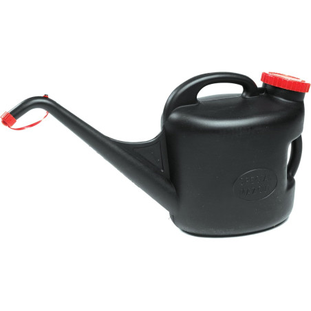 Bidon a mazout 11L Noir avec couvercle vissé et bouchon - Arrosoir 65 x 20 x 31,5 cm