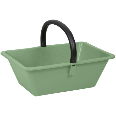 Panier de ramassage 18L à vendange et récolte - Vert cactus - Avec anse
