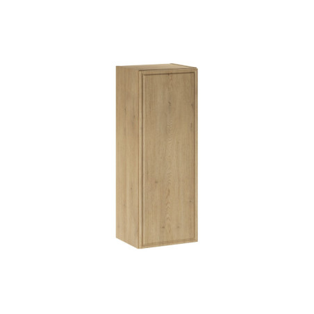Cabinet de Salle de Bain à 1 porte - L 30 x P 18,5 x H 80 cm - Caldera Clair