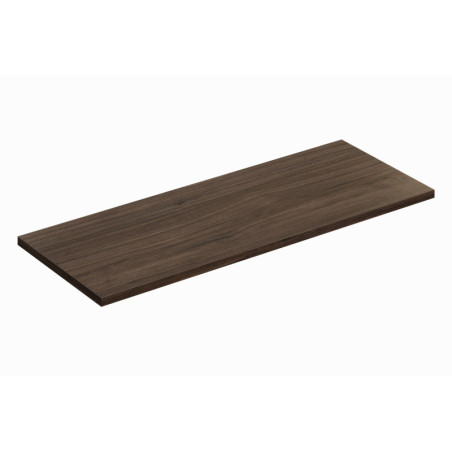 Plateau meuble sous vasque - L 120 x P 46 x H 2,5 cm - Caldera Foncé