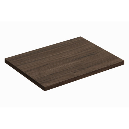 Plateau meuble sous vasque - L 60 x P 46 x H 2,5 cm - Caldera Foncé