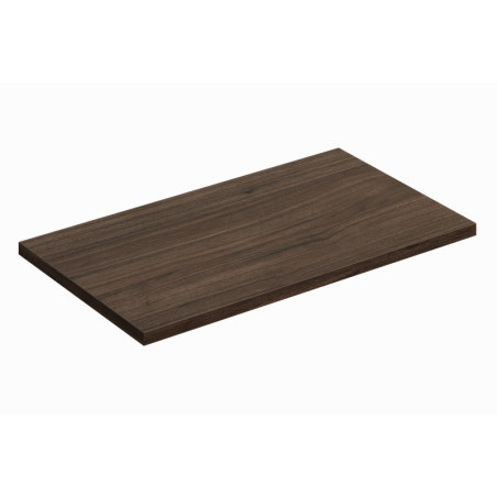 Plateau meuble sous vasque - L 80 x P 46 x H 2,5 cm - Caldera Foncé