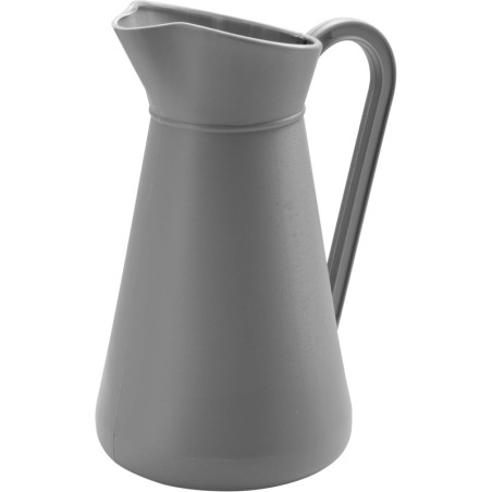 Broc 5 L - Pichet en Plastique - 24,5 x 19 x 34 cm - Gris galet