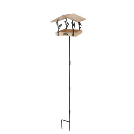 Pouillot Véloce Mangeoire sur Pied - 24,5 x 24,5 x H 131,4 cm