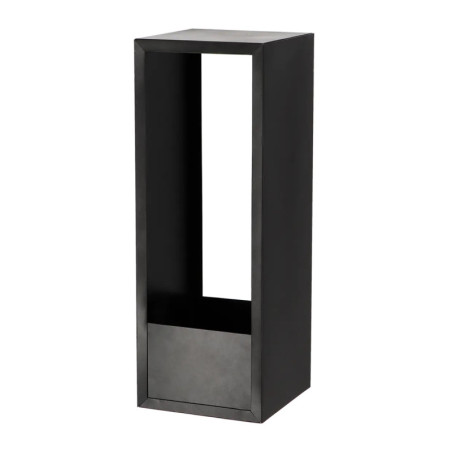 Cadre Mural Vertical pour Plantes S - Métal Noir - 18,5 x 18,2 x H 50,5 cm