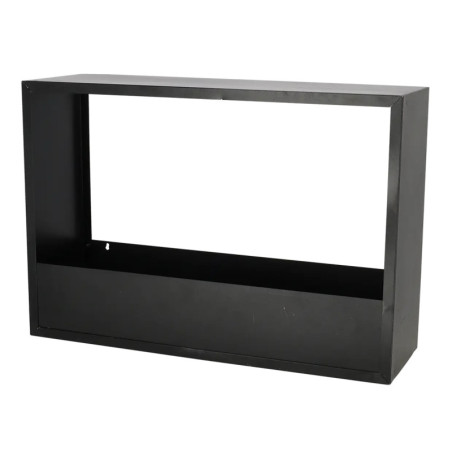 Cadre Mural Horizontal pour Plantes - Métal Noir - 58 x 18,2 x H 40 cm