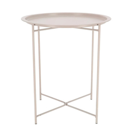 Desert Dream Table d'Appoint - Métal Gris - 46 x 46 x H 52,2 cm
