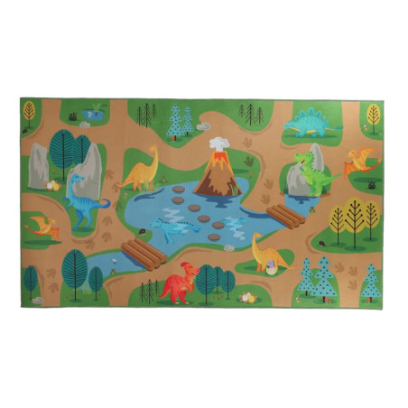 Tapis de Jeu d'Extérieur Dinosaures - Multi - 140 x 80 x H 0,5 cm