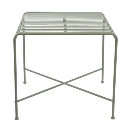 Table Carrée d'Extérieur - Vert - 80,5 x 79,5 x H 72 cm