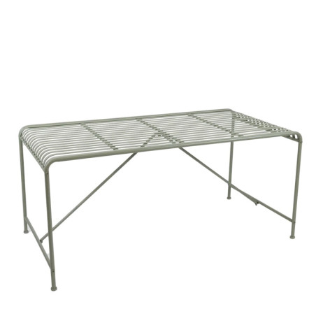 Table Rectangulaire d'Extérieur - Vert - 157,8 x 78,5 x H 70,5 cm