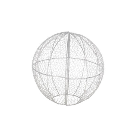 Topiaire Forme Boule S - Métal d'Argent - 30,4 x 30,4 x H 29,5 cm
