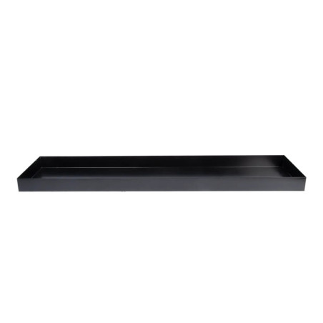 Miroir d'Eau Rectangulaire - Noir - 28 x 117,8 x H 6,2 cm