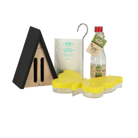 Pack Complet pour Papillons - Multiproduits 4 accessoires - 29 x 34,5 x H 22 cm