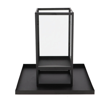 Lampe Tempête de Table L - Noir - 37 x 37 x H 37,3 cm