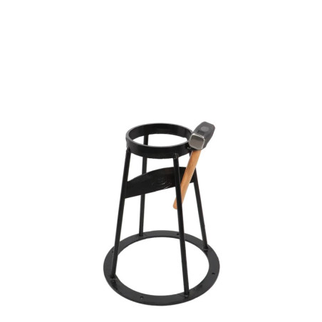 Fendeuse de Petit Bois d'Allumage, Set S - Noir - 38,4 x 38,4 x H 46,3 cm