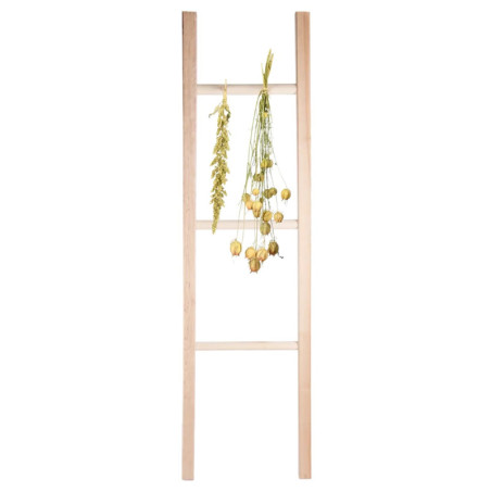 Échelle de Séchage de Fleurs et d'Herbes - 42 x 8,1 x H 144,3 cm