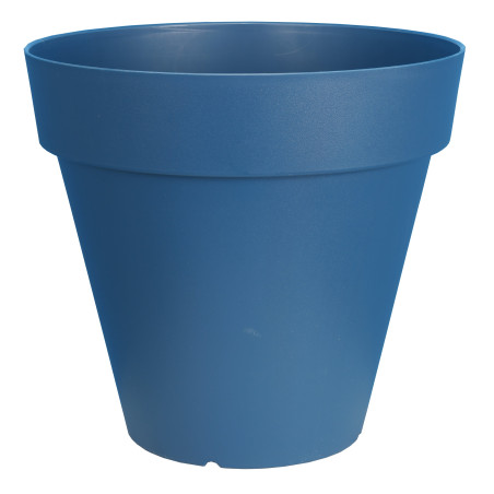Pot de fleurs Soleilia Rond D68,5cm - H65cm - 135L - Bleu - Fabrication Française