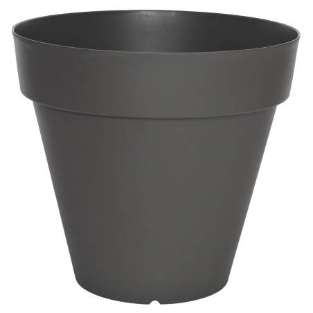Pot de fleurs Soleilia Rond D88,5cm - H80,5cm - 290L - Gris - Fabrication Française