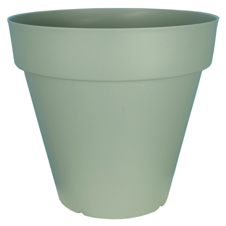 Pot de fleurs Soleilia Rond D68,5cm - H65cm - 135L - Vert argile - Fabrication Française