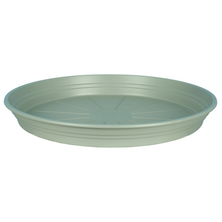 Soucoupe Ronde D16,5cm - H2,5cm - Vert argile - Fabrication Française