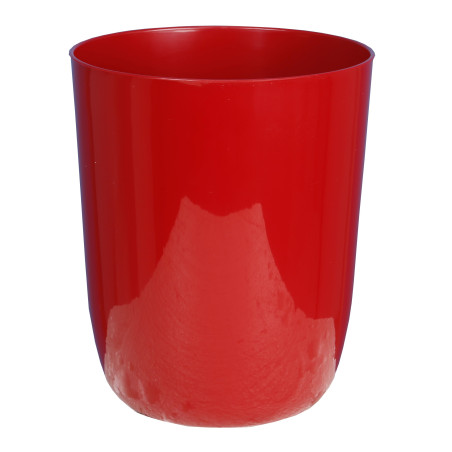 Pot orchidée Céram D12,5cm - H15cm - 1,4L - Rouge - Fabrication Française