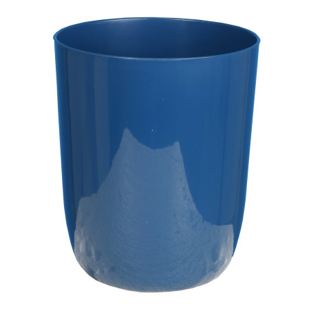 Pot orchidée Céram D12,5cm - H15cm - 1,4L - Bleu - Fabrication Française