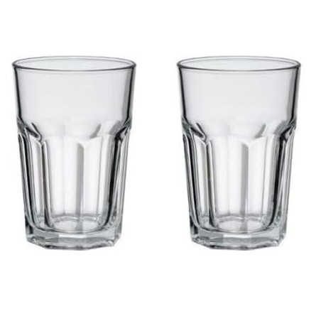 Lot de 2 Verres à Cocktails 33 cl - Mojito Smoothie Sodas Cocktails - 2 x 33 cL
