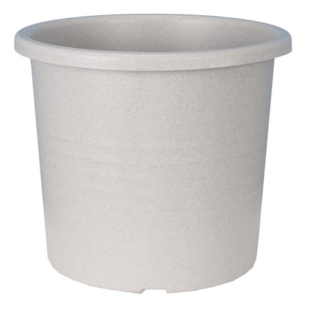 Pot de fleurs Ronda Rond D46,5cm - H38cm - 41L - Stone - Fabrication Française