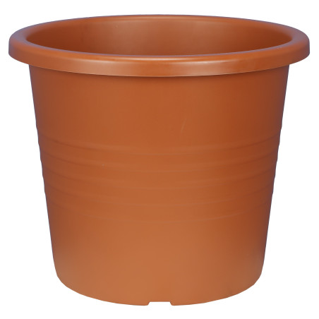 Pot de fleurs Ronda Rond D46,5cm - H38cm - 41L - Terre cuite - Fabrication Française