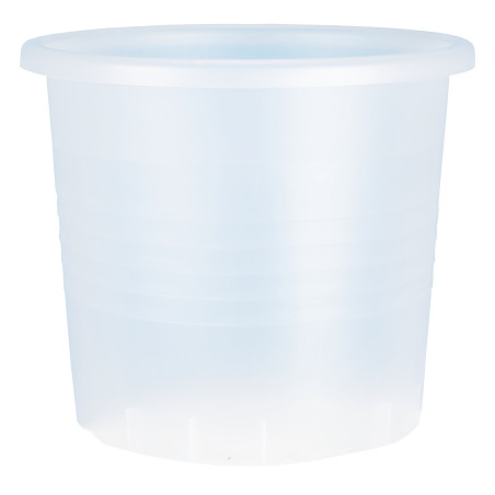 Pot de fleurs Ronda Rond D20cm - H17cm - 3,7L - Translucide - Fabrication Française