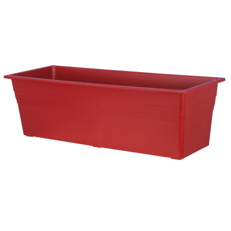 Pot de fleurs Ronda Jardinière 40cm - 7,6L - Rouge - Fabrication Française