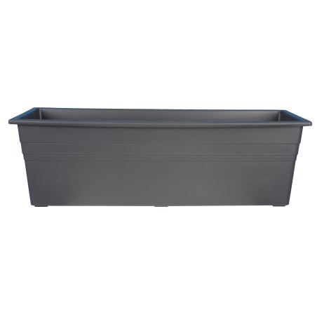 Pot de fleurs Ronda Jardinière 50cm - 9,6L - Gris anthracite - Fabrication Française