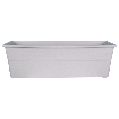 Pot de fleurs Ronda Jardinière 60cm - 12L - Ton pierre naturelle - Fabrication Française