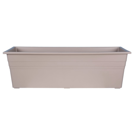 Pot de fleurs Ronda Jardinière 60cm - 12L - Taupe - Fabrication Française