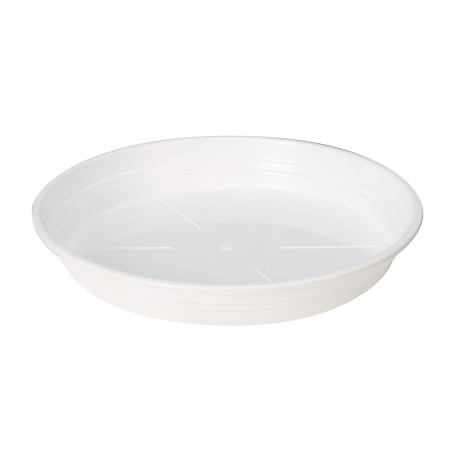 Soucoupe Ronde D47cm - H5,5cm - Blanc - Fabrication Française