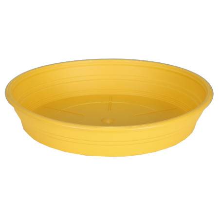 Soucoupe Ronde D47cm - H5,5cm - Jaune - Fabrication Française