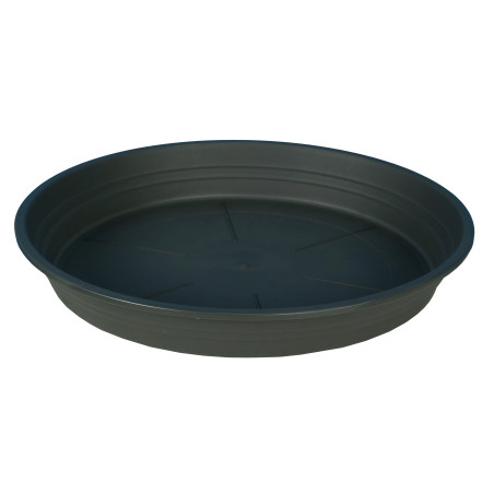 Soucoupe Ronde D47cm - H5,5cm - Noir - Fabrication Française