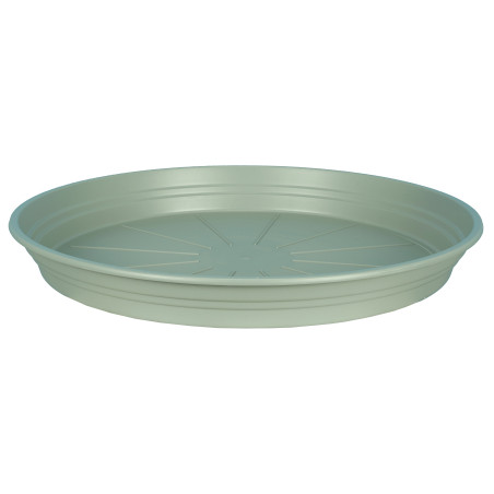 Soucoupe Ronde D47cm - H5,5cm - Vert argile - Fabrication Française