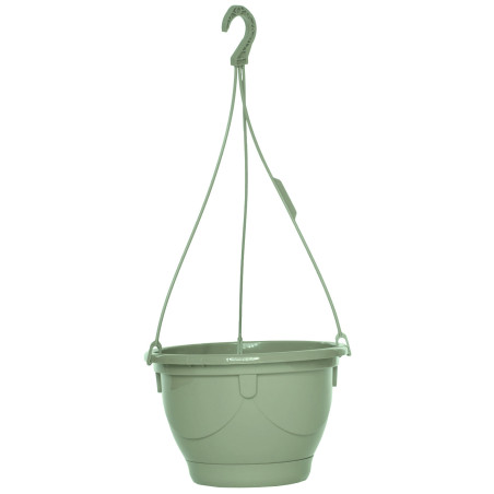 Suspension Acropole - D27cm - H18cm - 6L - Vert argile - Fabrication Française