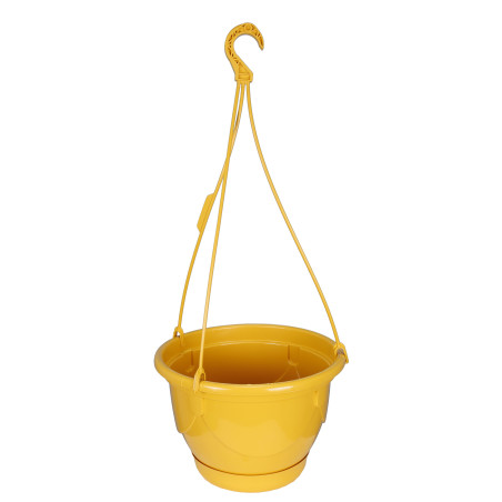Suspension Acropole - D27cm - H18cm - 6L - Jaune - Fabrication Française
