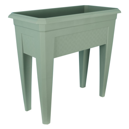 Bac sur pieds Grand Modèle L78cm - l39cm - H73cm - 64L - Vert argile - Fabrication Française
