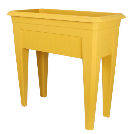 Bac sur pieds Grand Modèle L78cm - l39cm - H73cm - 64L - Jaune - Fabrication Française