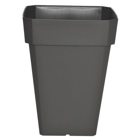 Pot de fleurs Soleilia Haut 53 - L39cm - H53cm - 49L - Gris - Fabrication Française