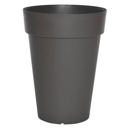 Pot de fleurs Soleilia Haut 66 - D49cm - H65cm - 71L - Gris - Fabrication Française