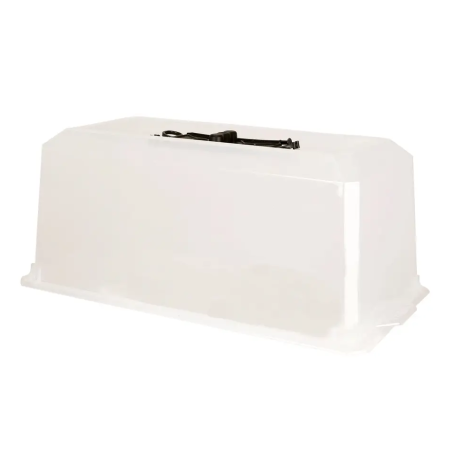 Couvercle de serre Iziserre 60 - 57,5 x 31 x H24,5 cm - Translucide - Fabrication Française