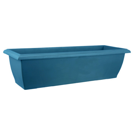 Jardinière Evolution Grande 84 cm - 82,5 x 23,5 x 18 cm - 22L - Bleu - Fabrication Française
