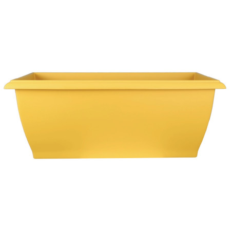 Jardinière Evolution Rectangle 80 x 40 cm - 64L - Jaune - Fabrication Française