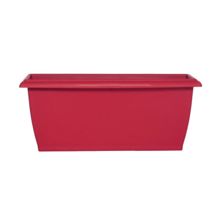 Jardinière Evolution Rectangle 80 x 40 cm - 64L - Rouge - Fabrication Française