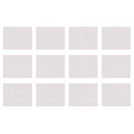 Lot de 12 Moustiquaires Découpables 75 x 250 cm pour Fenêtres - Filet Anti-Insectes Blanc